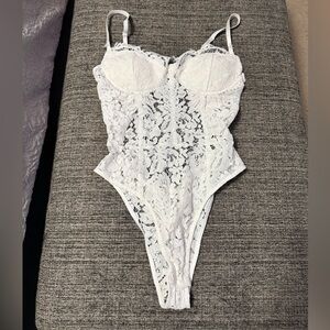 White Lace Bodysuit